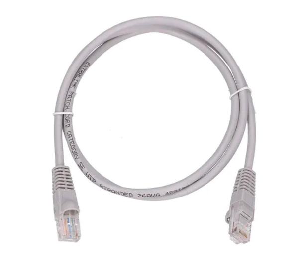 ExtraLink Kat.5e UTP 1m Patchcord LAN miedź skrętka - 1543596 - zdjęcie 2